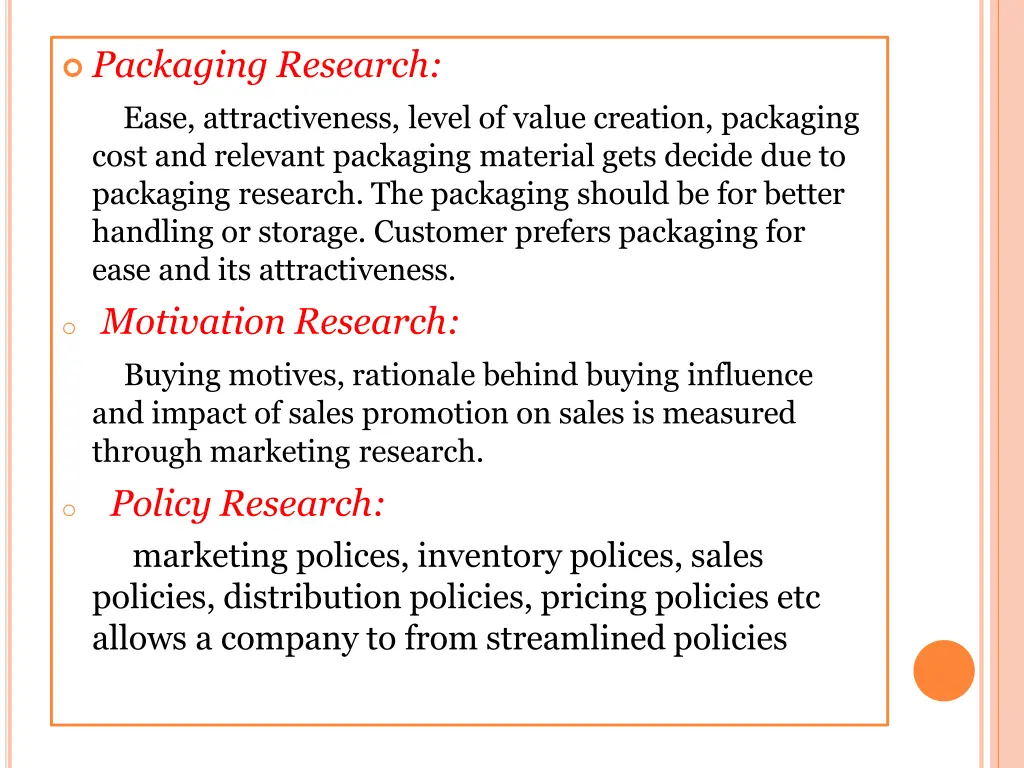 packaging research ease attractiveness level