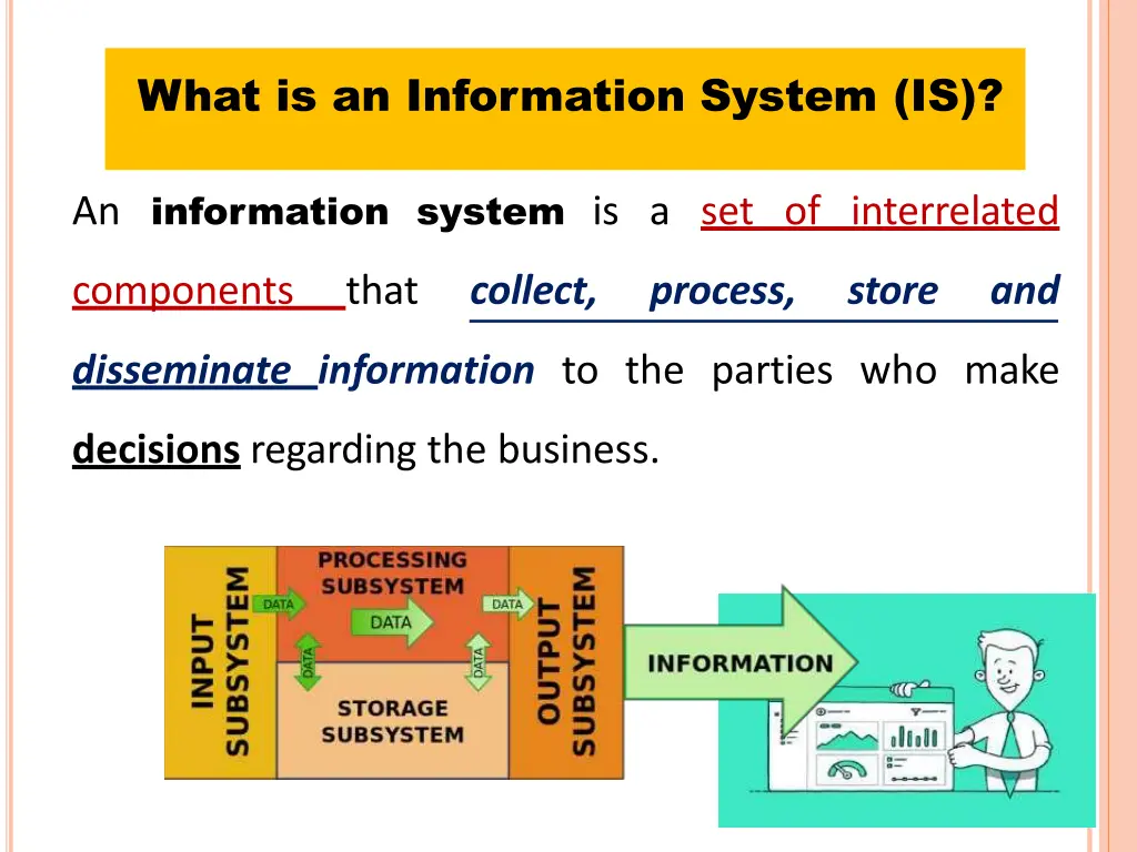 what is an information system is