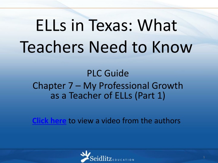 ells in texas what teachers need to know