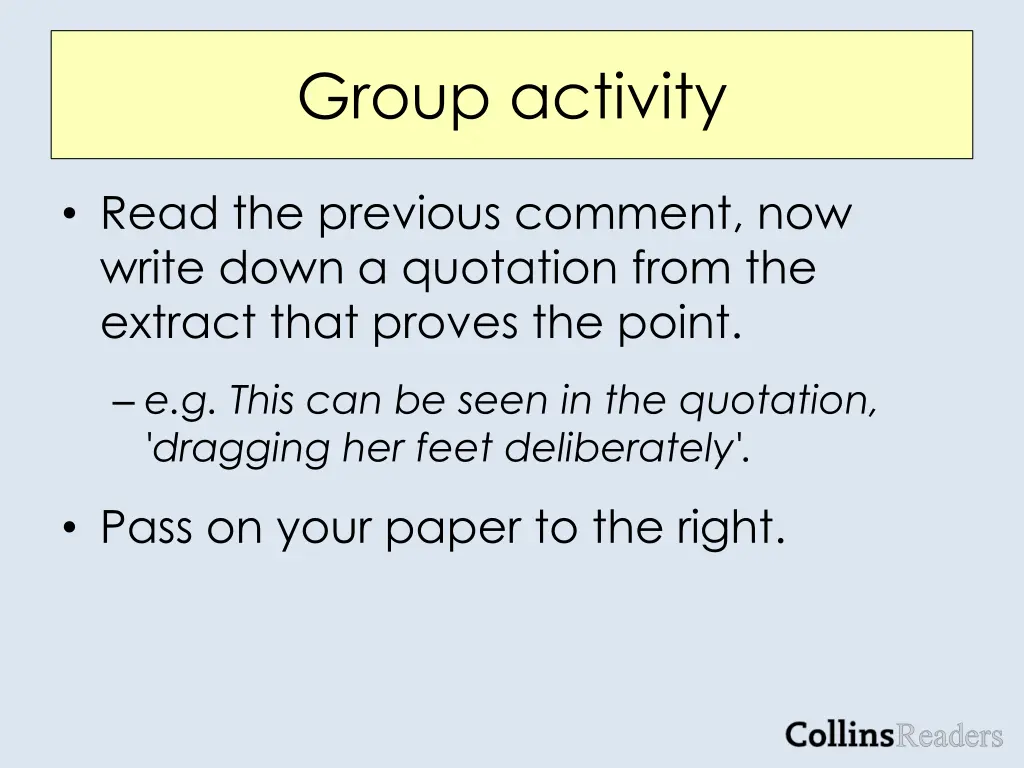 group activity 1