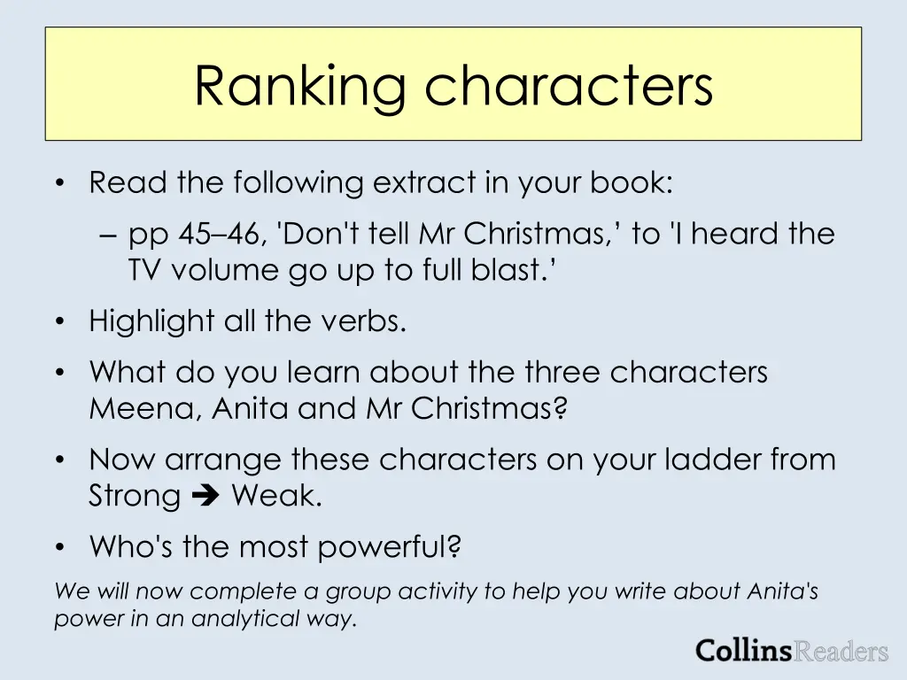 ranking characters