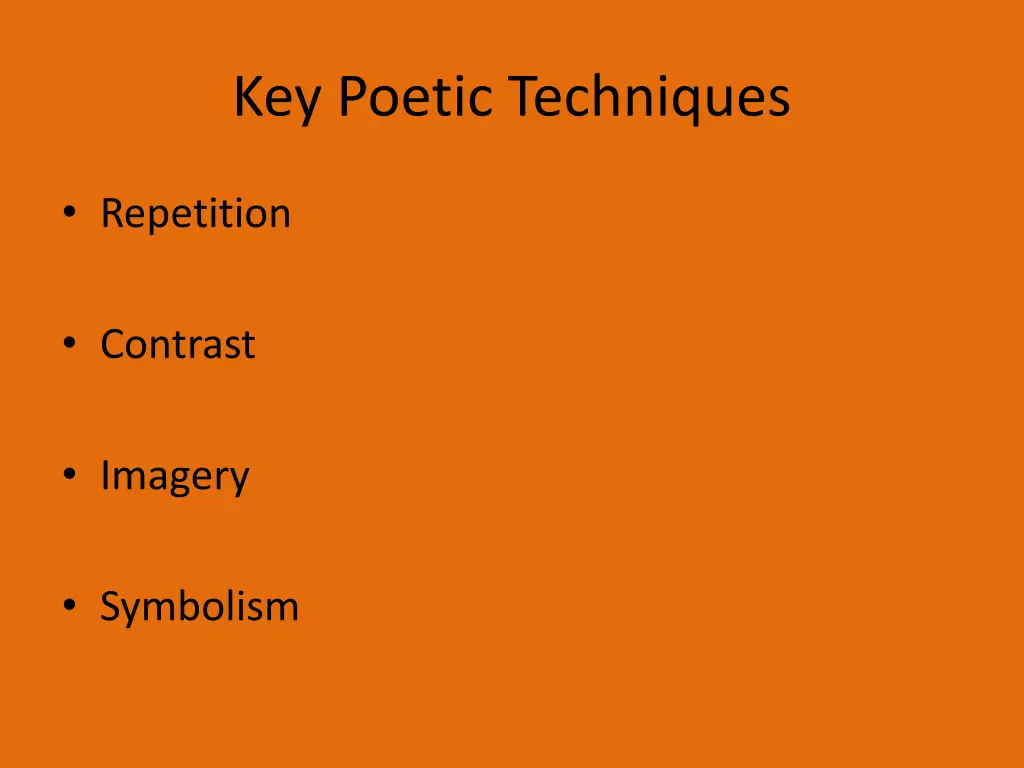 key poetic techniques 1