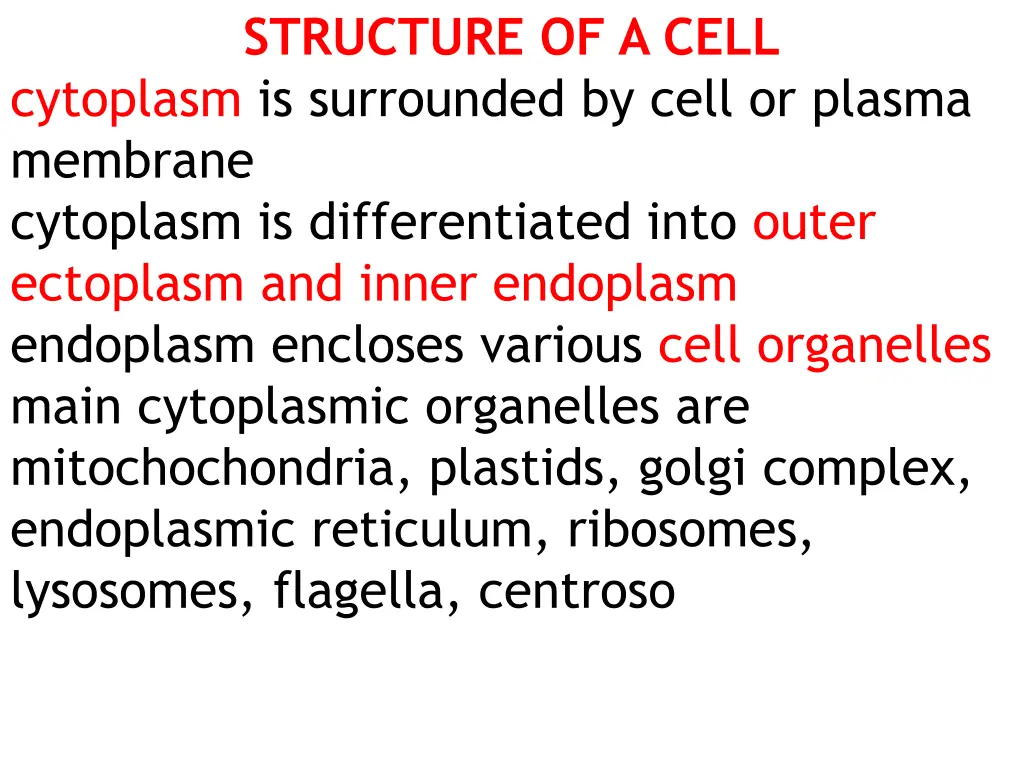 structure of a cell cytoplasm is surrounded