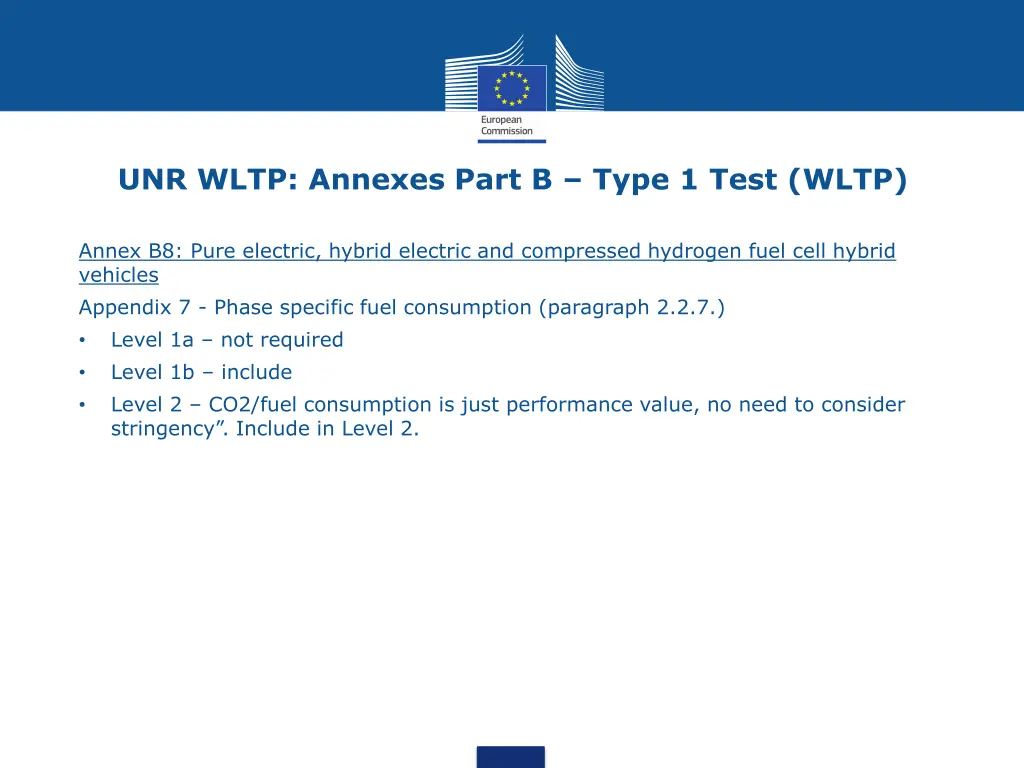 unr wltp annexes part b type 1 test wltp 11