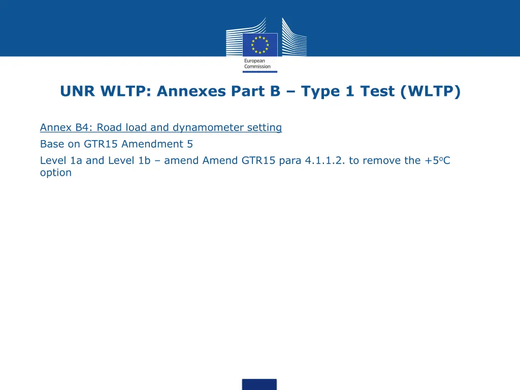 unr wltp annexes part b type 1 test wltp 2