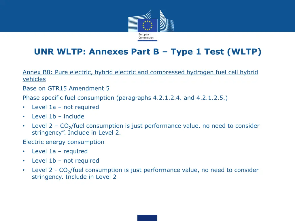 unr wltp annexes part b type 1 test wltp 9