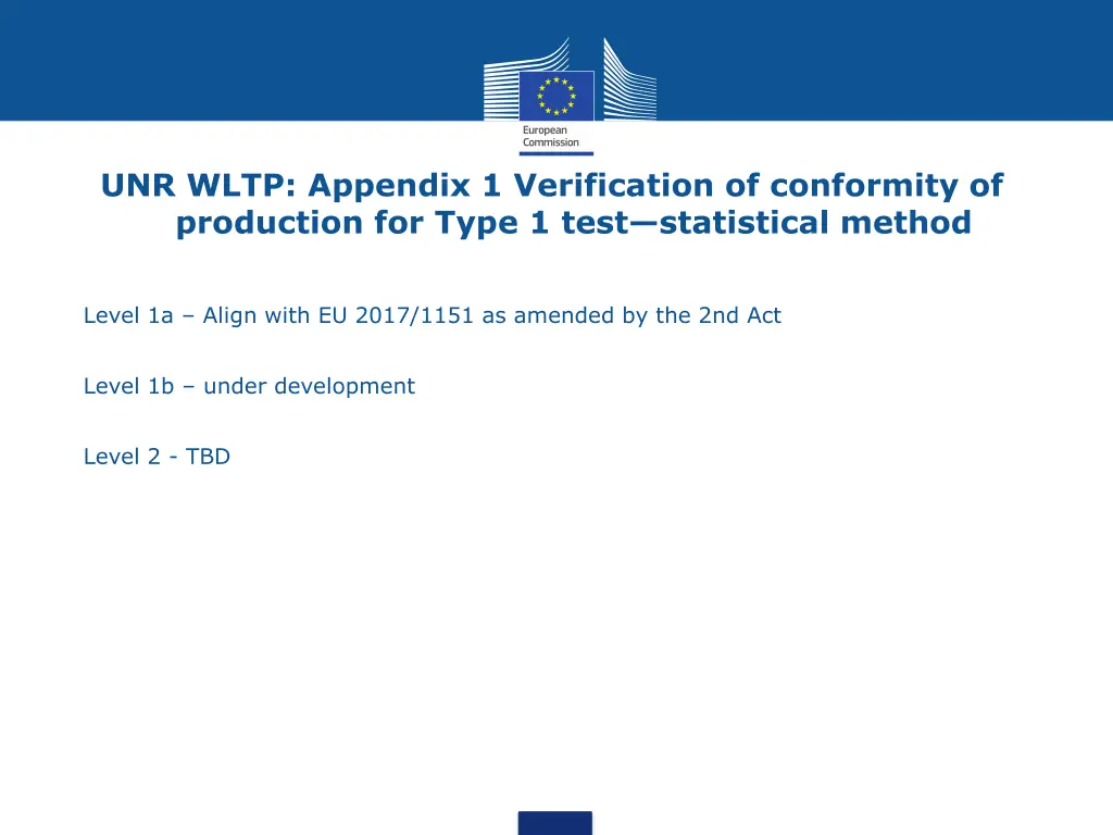 unr wltp appendix 1 verification of conformity