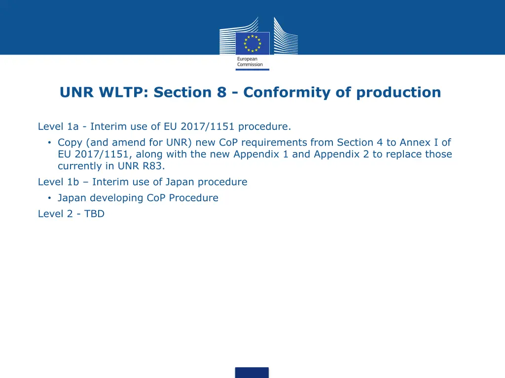 unr wltp section 8 conformity of production