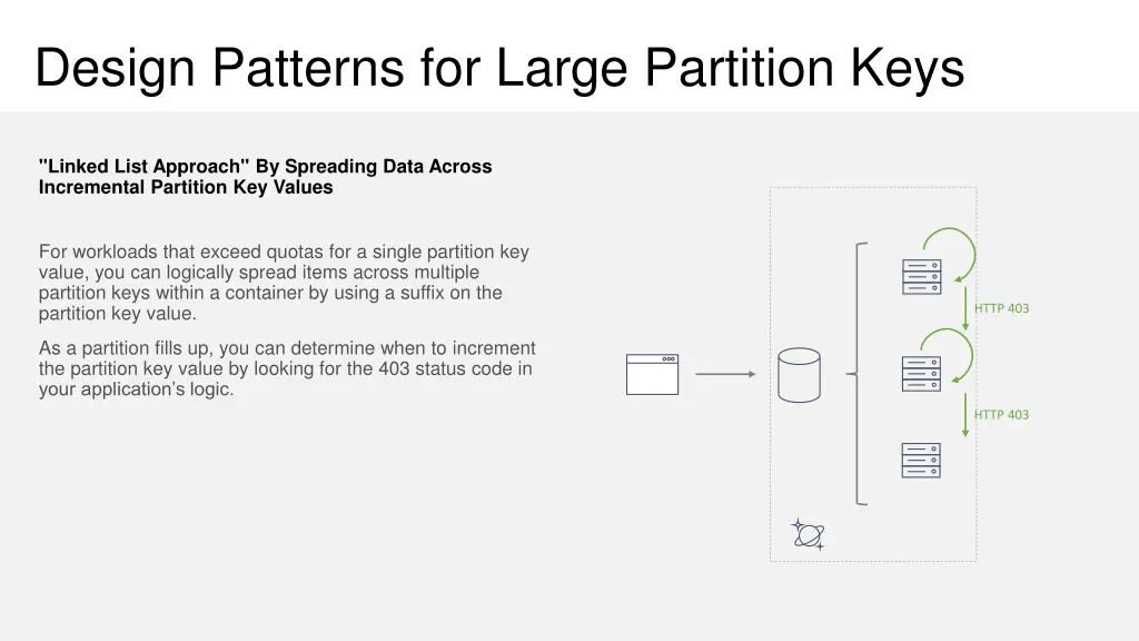 design patterns for large partition keys