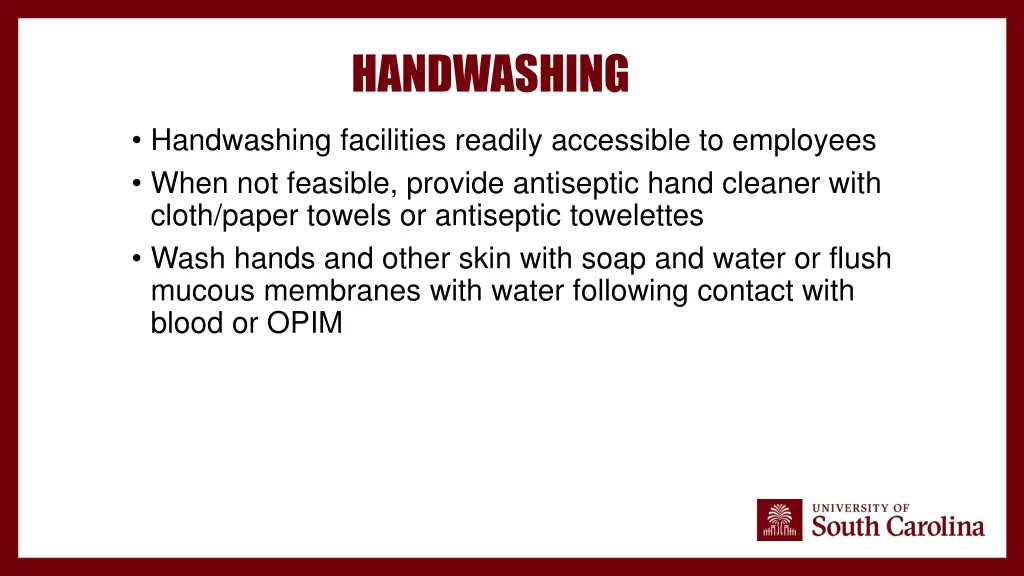 handwashing