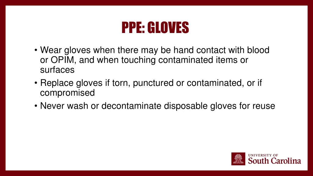 ppe gloves