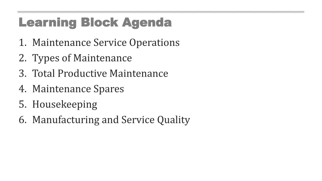 learning block agenda learning block agenda