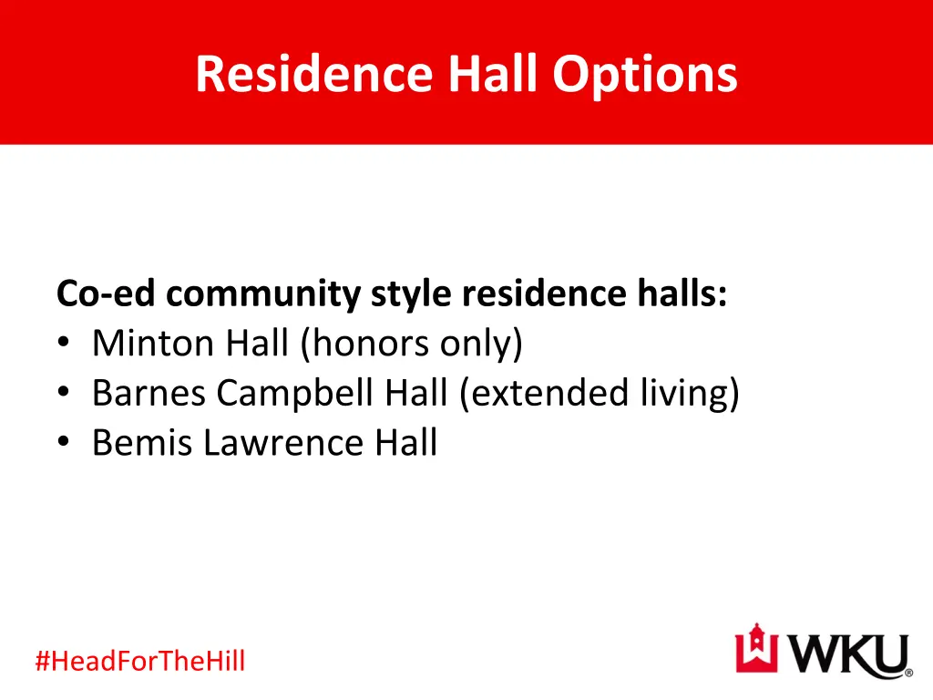 residence hall options 2