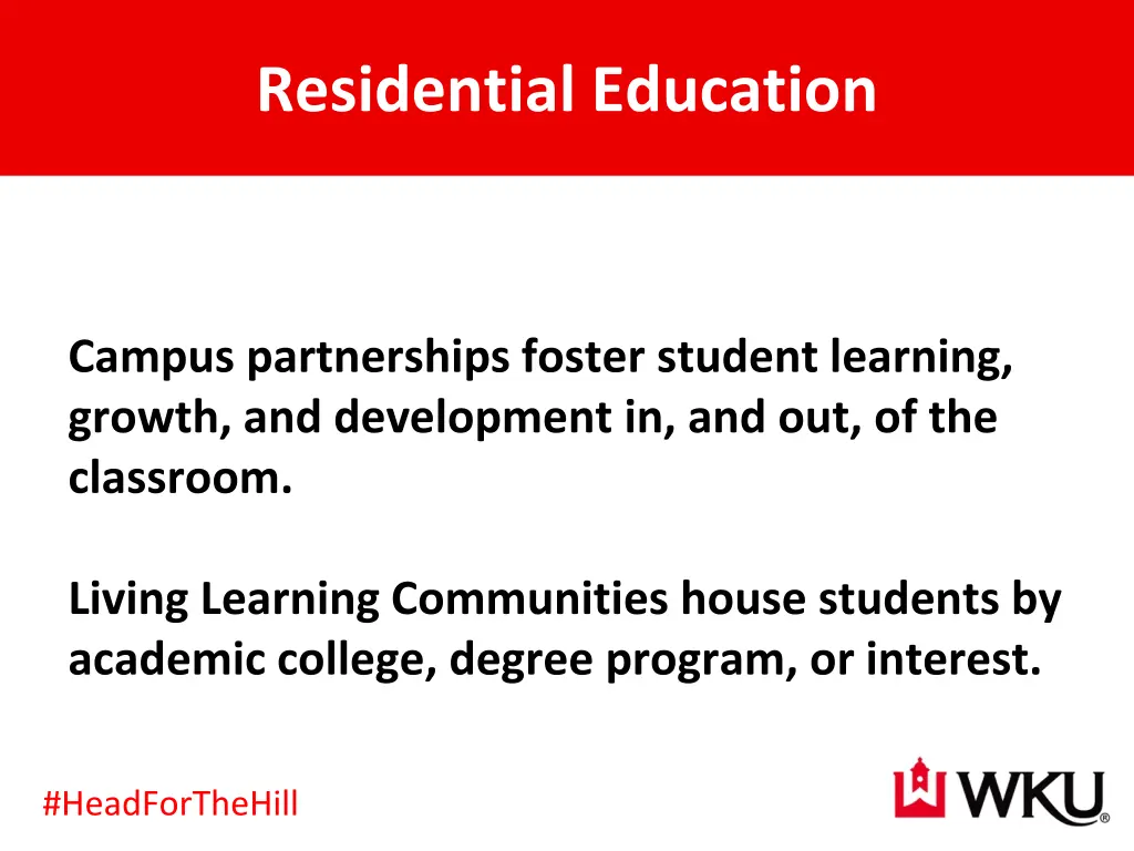 residential education