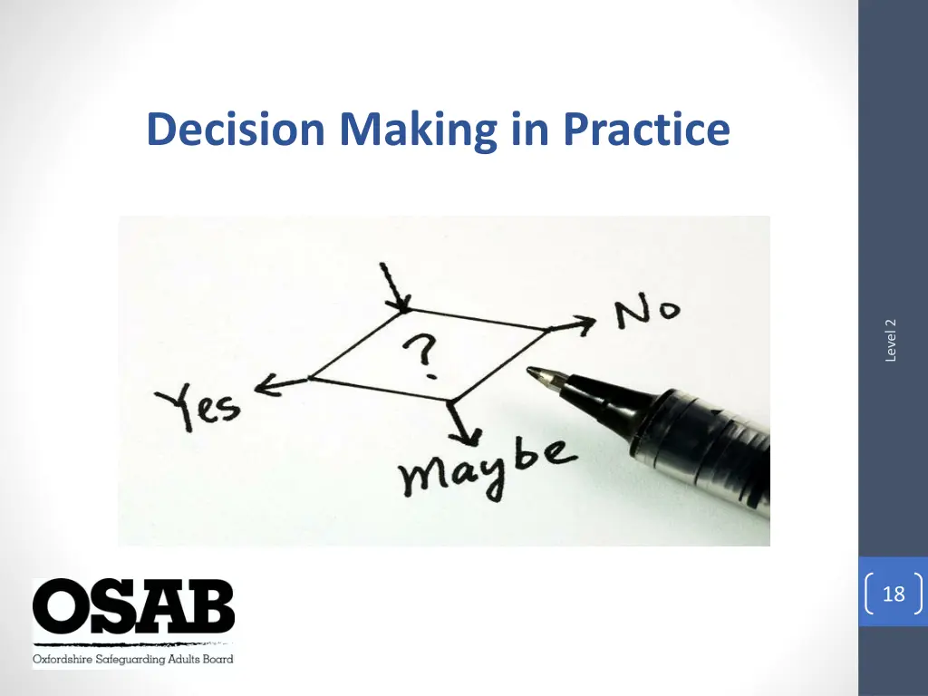 decision making in practice