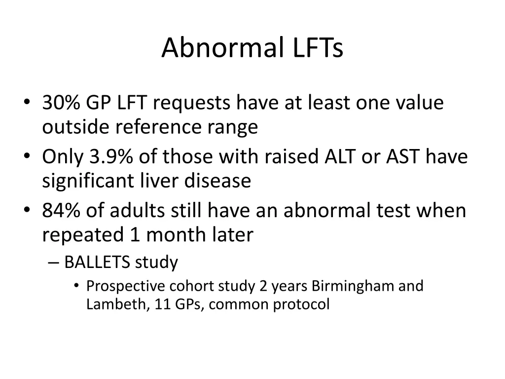 abnormal lfts