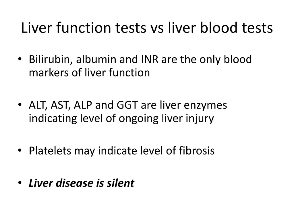 liver function tests vs liver blood tests