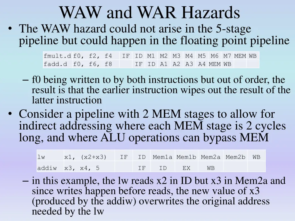 waw and war hazards the waw hazard could