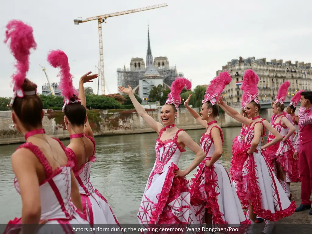 actors perform during the opening ceremony wang