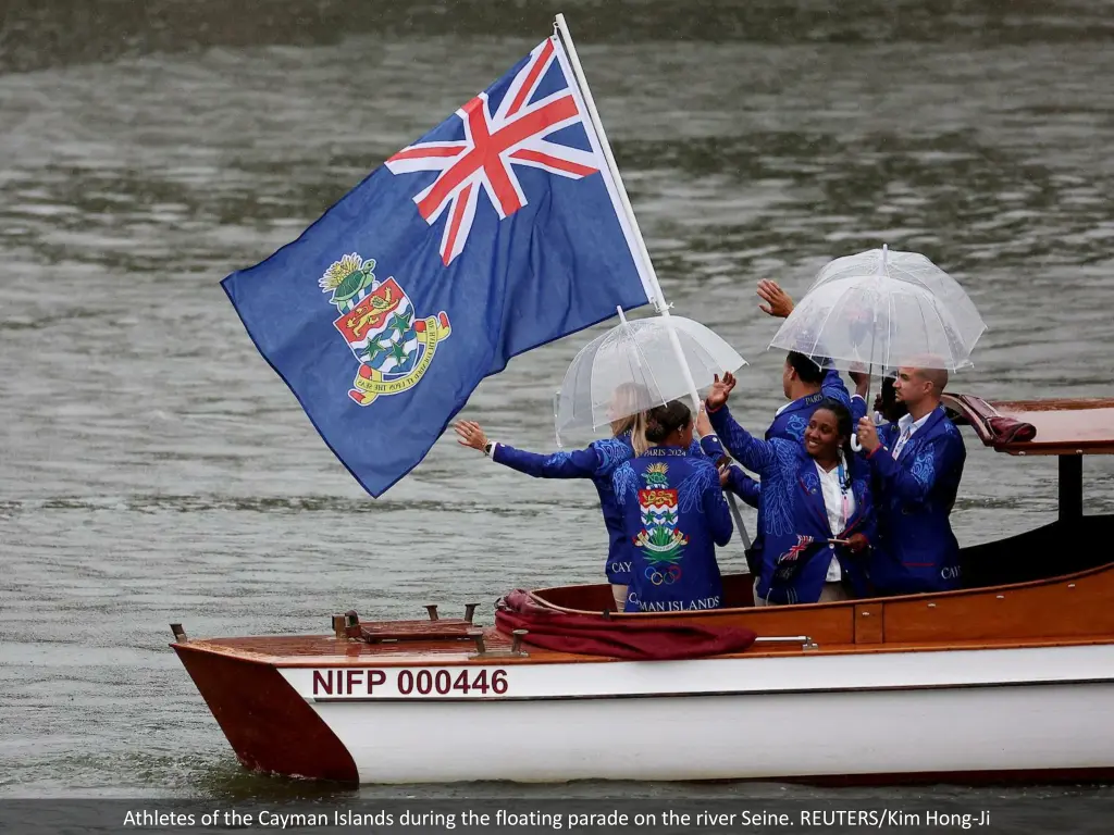 athletes of the cayman islands during