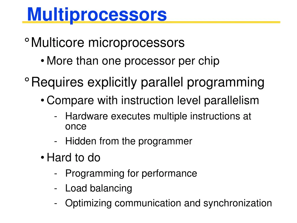 multiprocessors