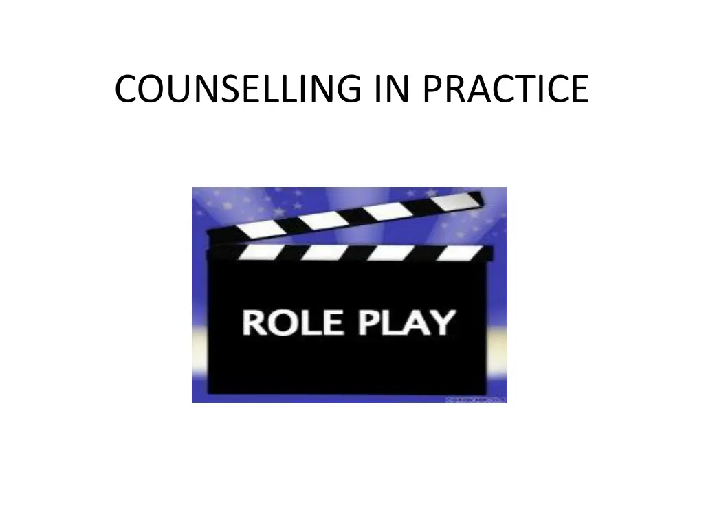 counselling in practice