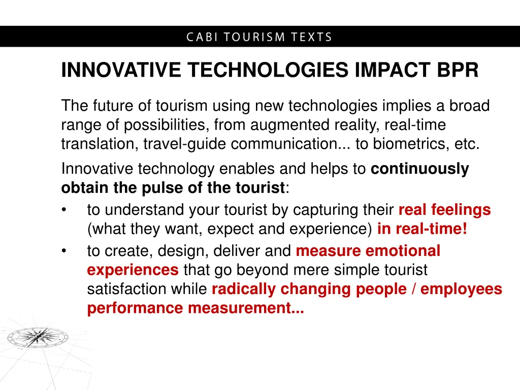 innovative technologies impact bpr