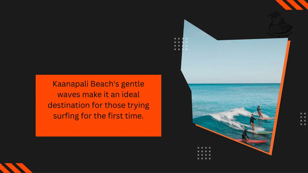 kaanapali beach s gentle waves make it an ideal