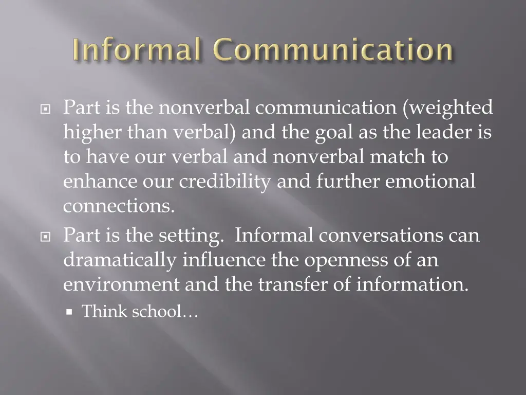 part is the nonverbal communication weighted