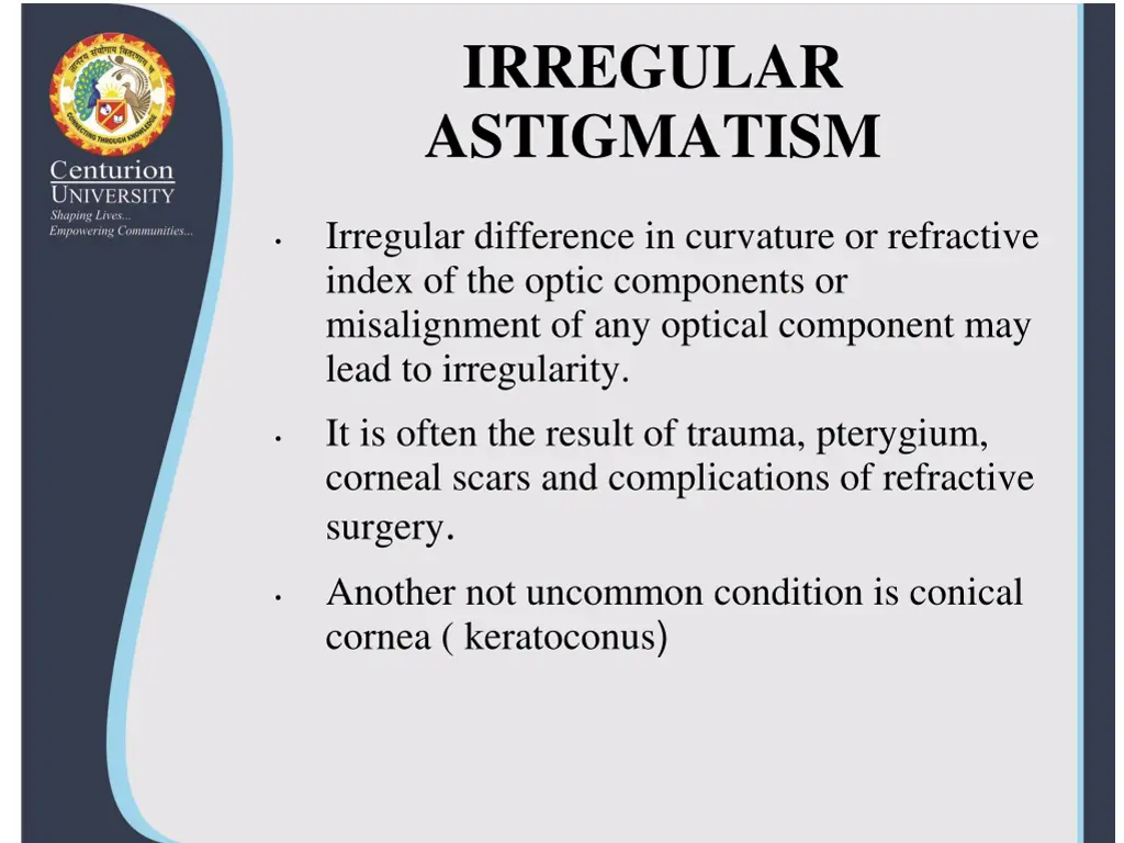 irregular astigmatism