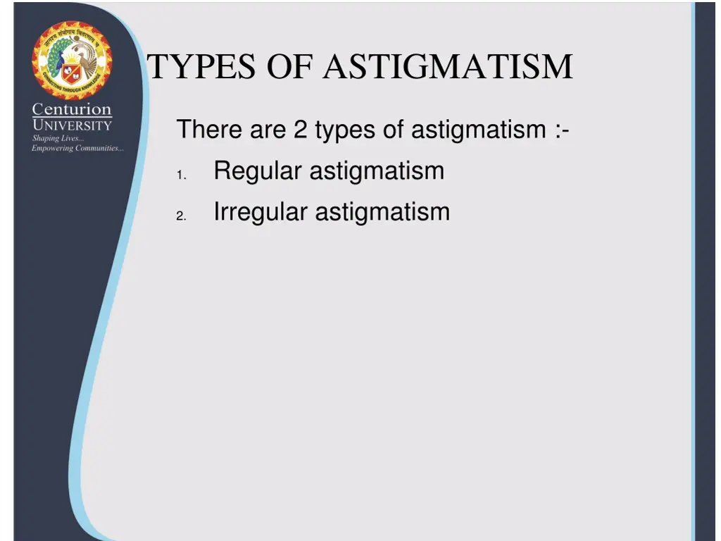 types of astigmatism