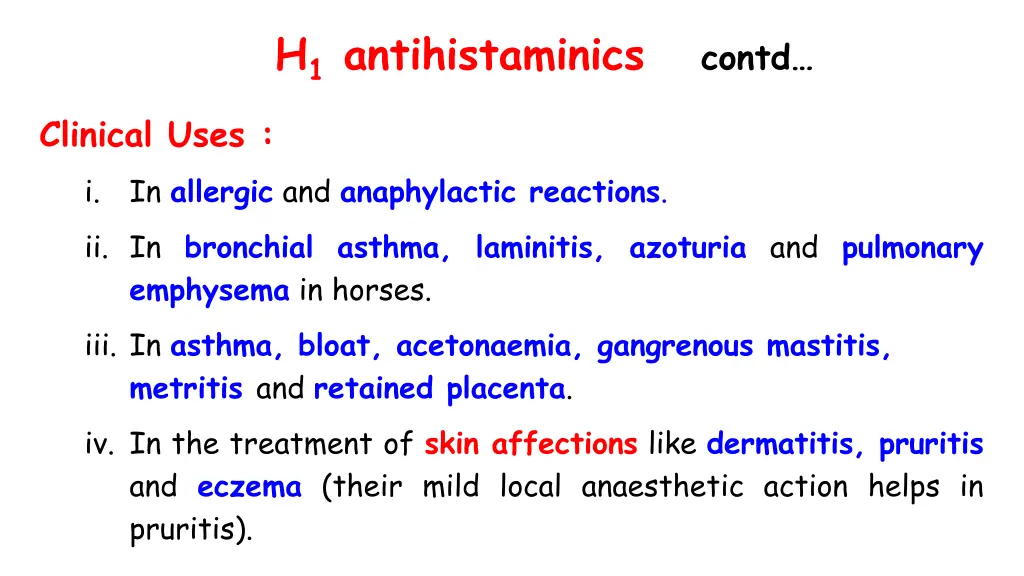 h 1 antihistaminics contd 2