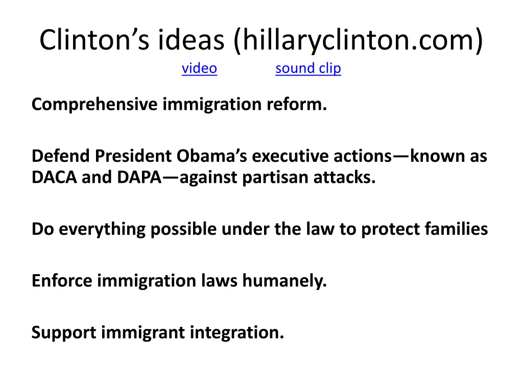 clinton s ideas hillaryclinton com video sound