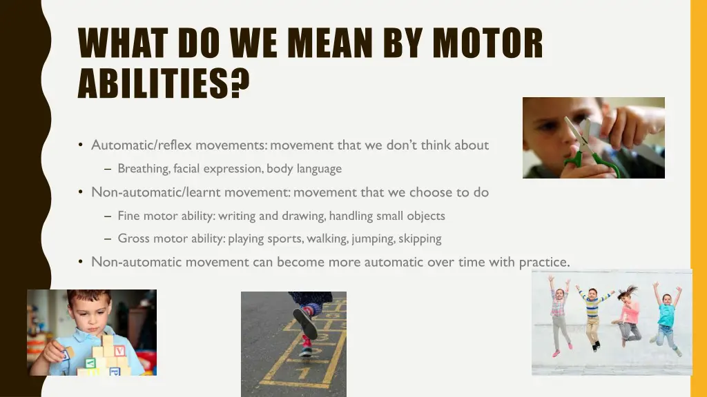 what do we mean by motor abilities