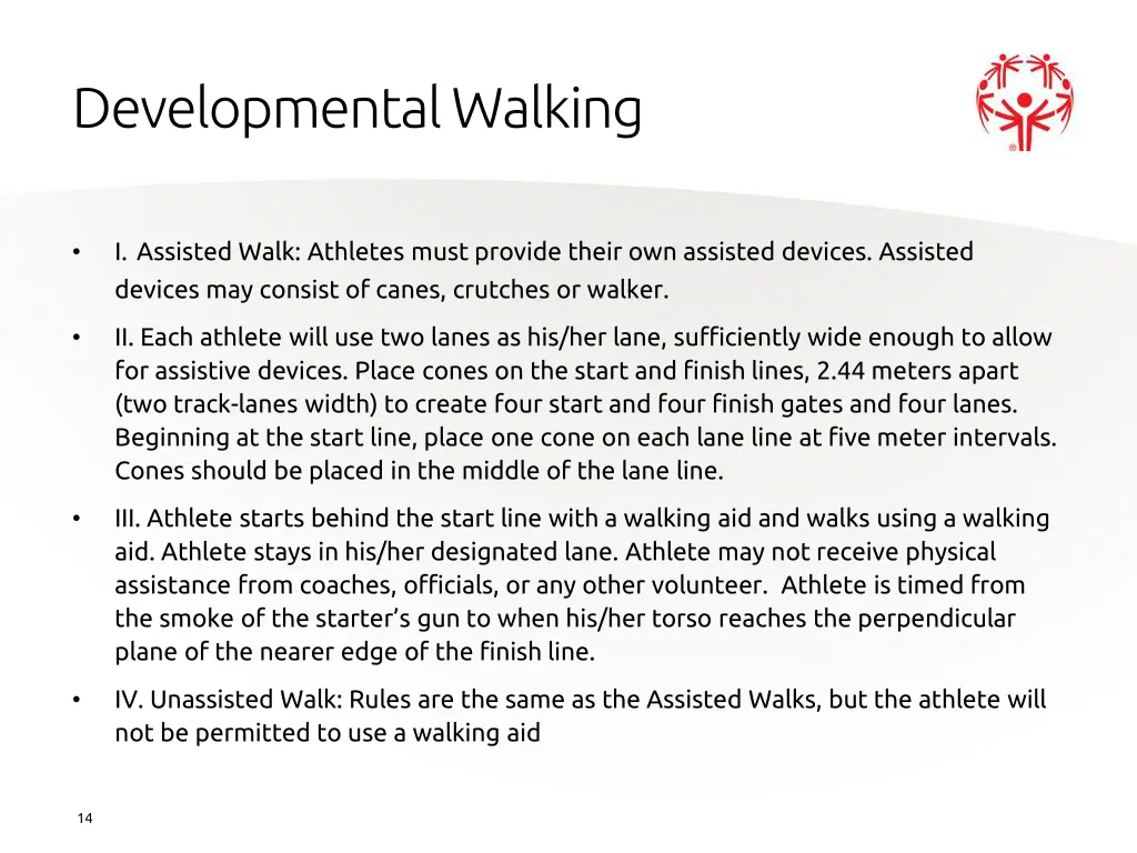 developmental walking