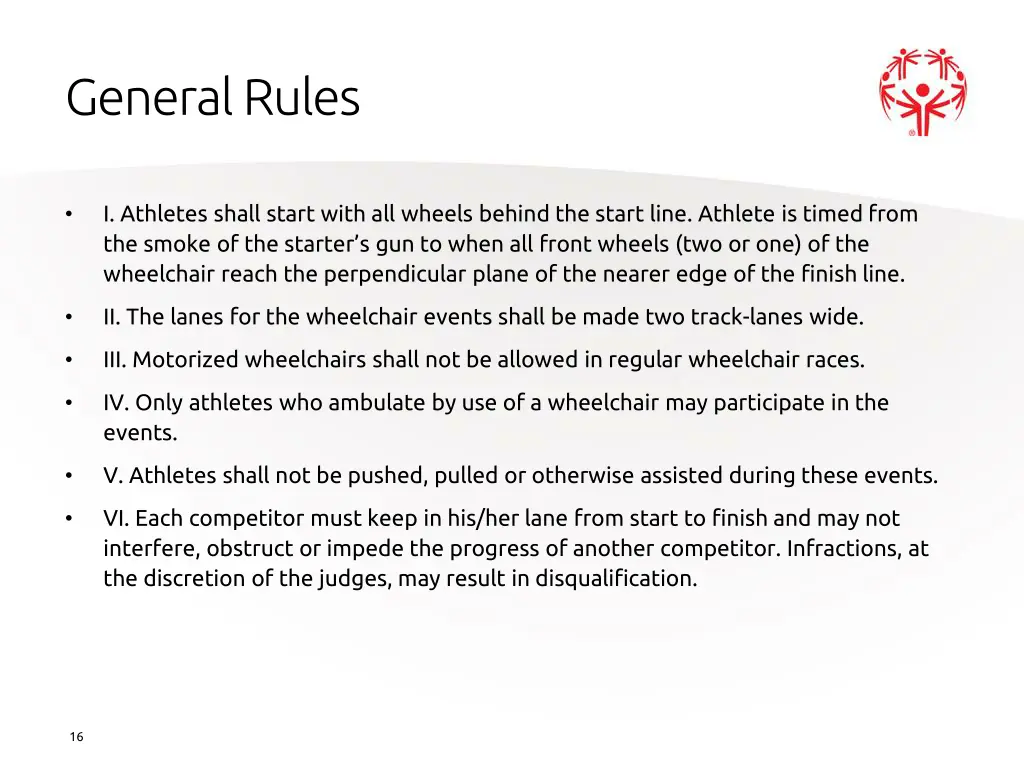 general rules 1