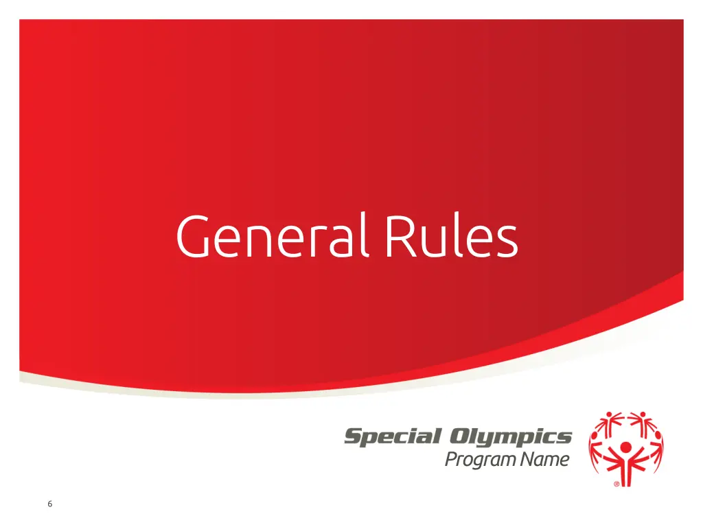 general rules