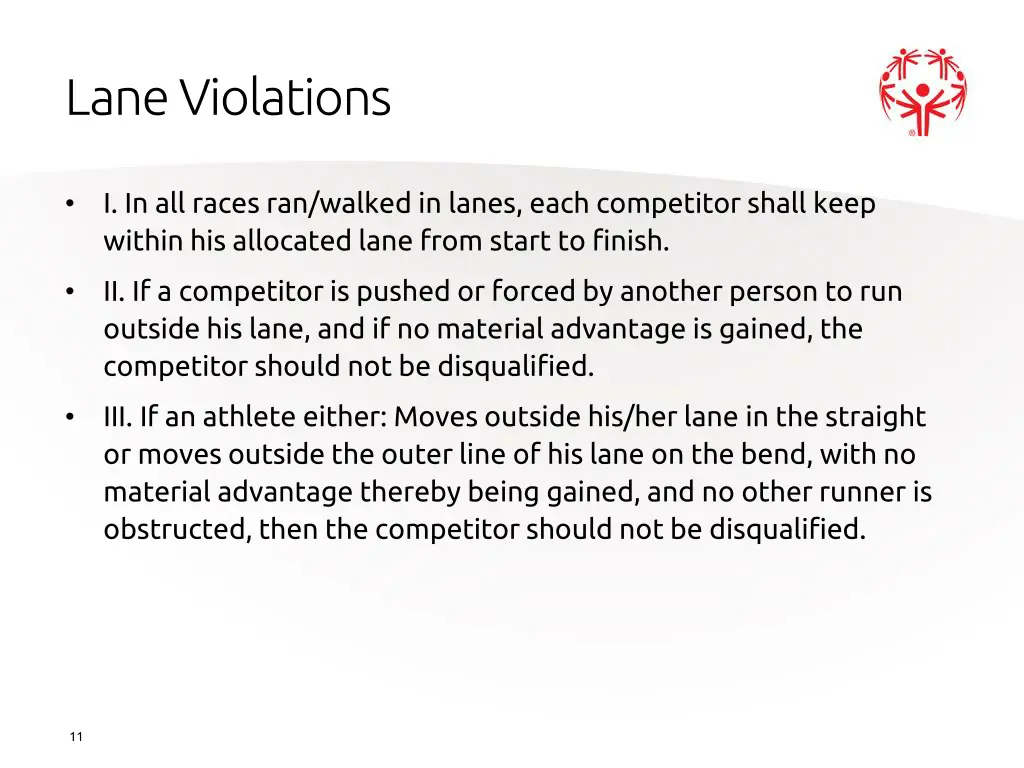 lane violations