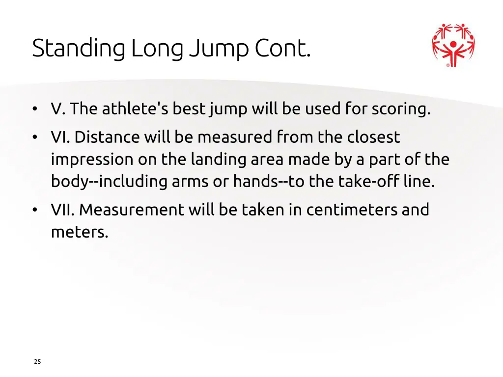 standing long jump cont