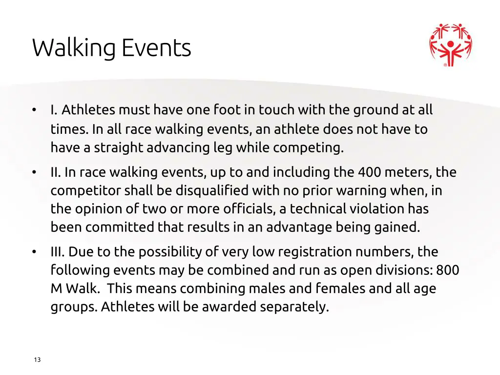 walking events