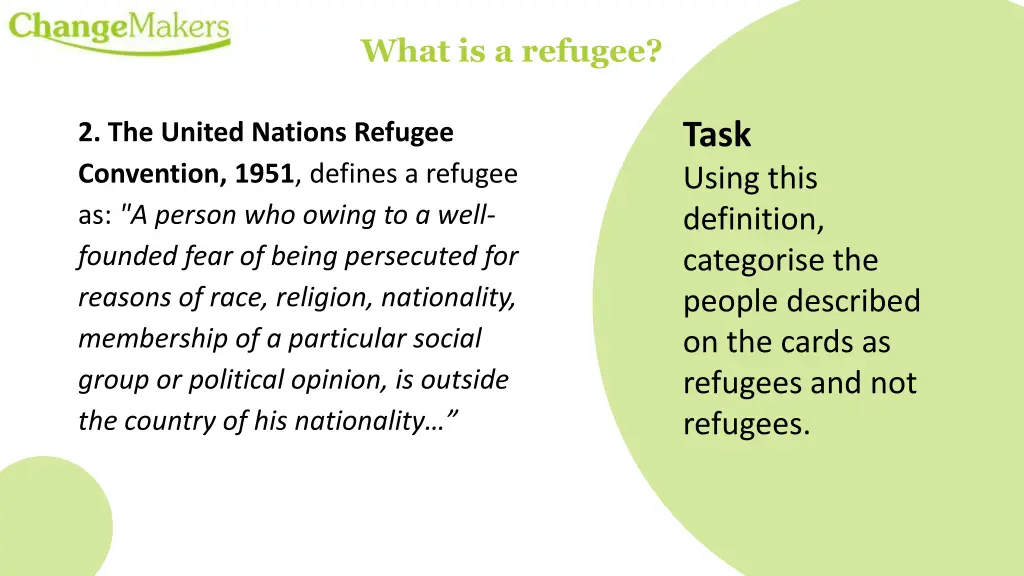 what is a refugee