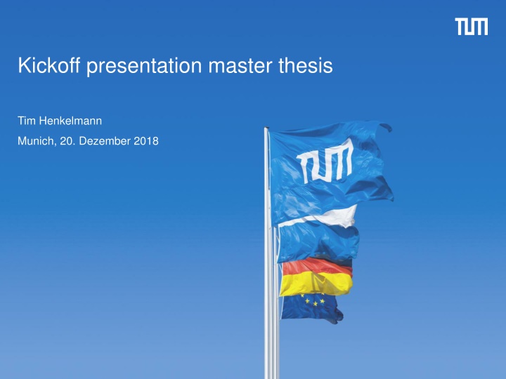 kickoff presentation master thesis