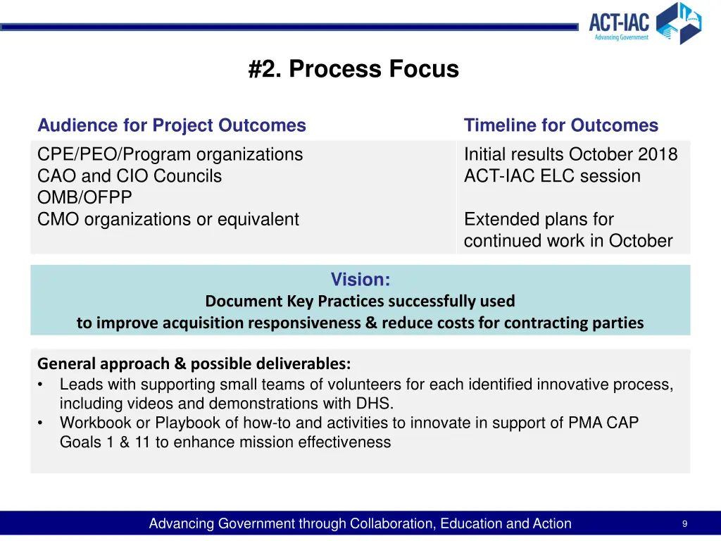 2 process focus