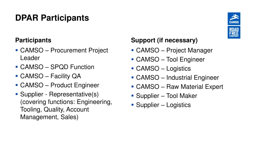 dpar participants