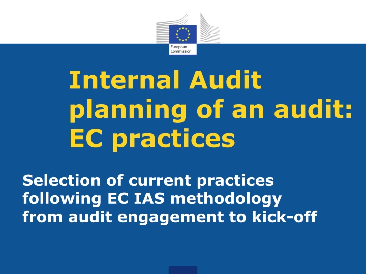 internal audit planning of an audit ec practices