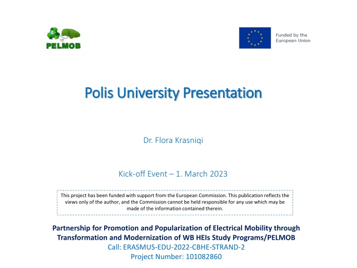 polis university presentation polis university