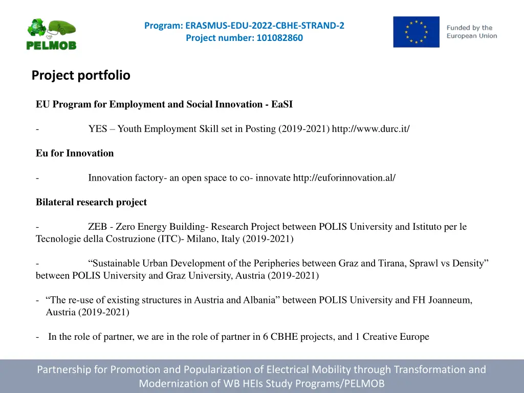 program erasmus edu 2022 cbhe strand 2 project 2