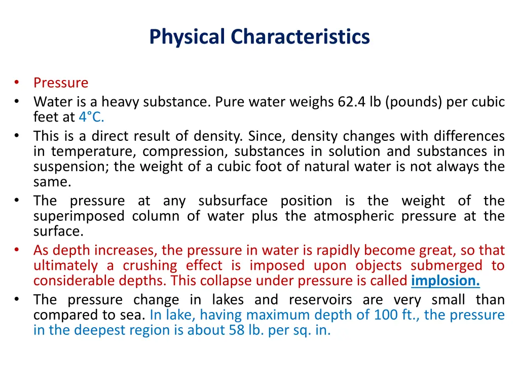 physical characteristics