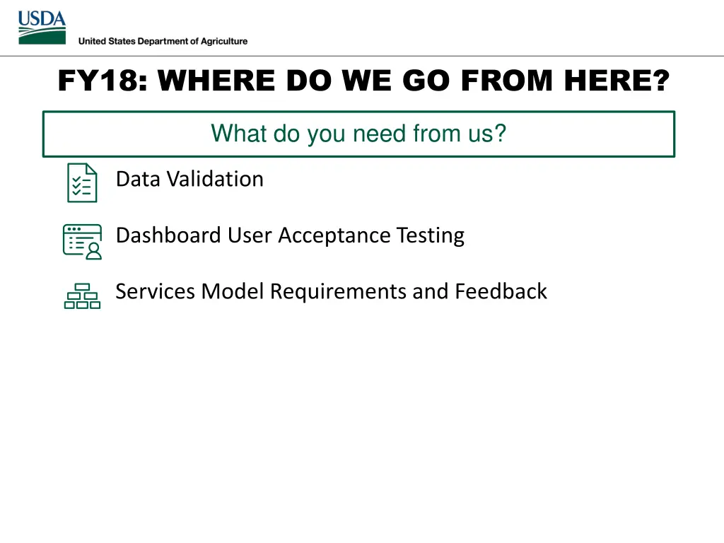 fy18 where do we go from here