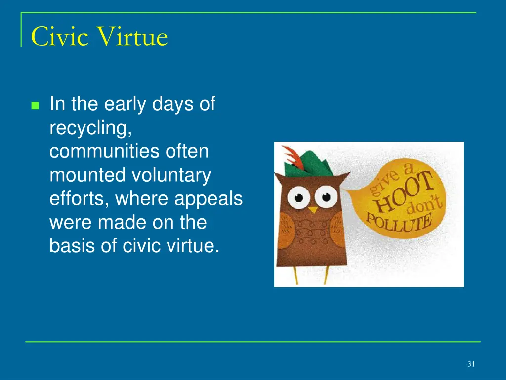 civic virtue